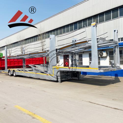 Hydraulic cylinder lifting 8 seats car transport trailer for Russia 